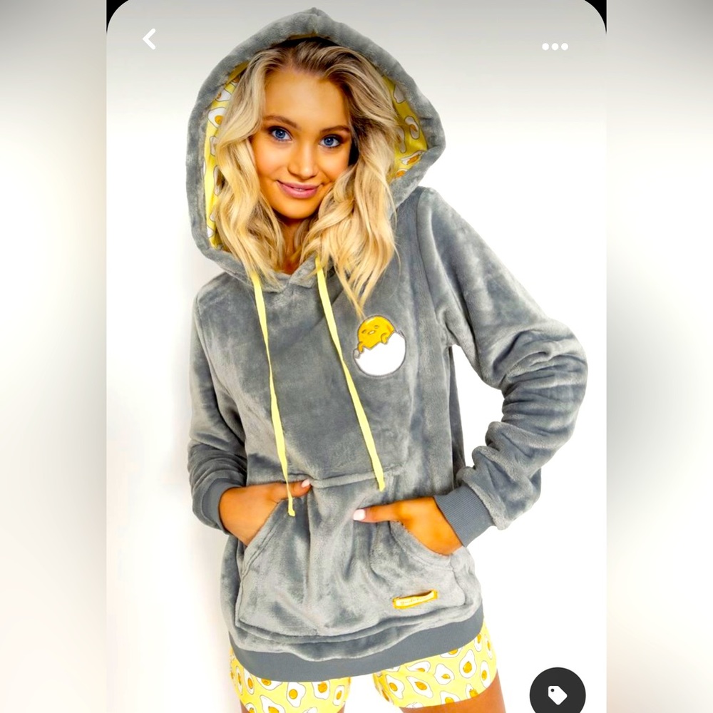 BlackMilk Gudetama Fluffy hoodie